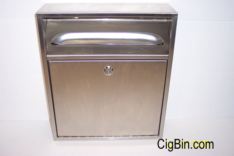 stainless steel cigarette bin