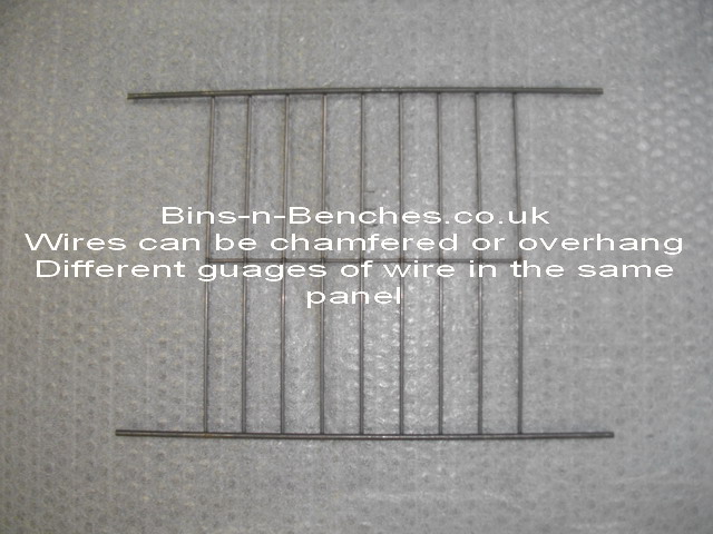 we can produce panels with different wire guages 